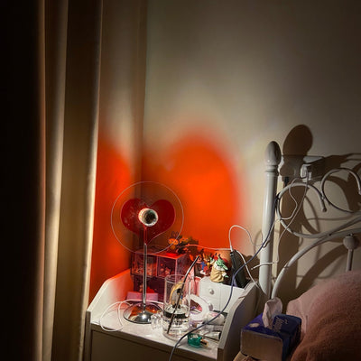 LoveGlow – Elegant Table Lamp with Rechargeable LED