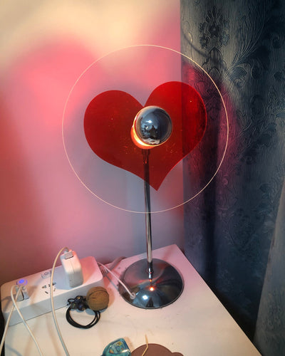 LoveGlow – Elegant Table Lamp with Rechargeable LED