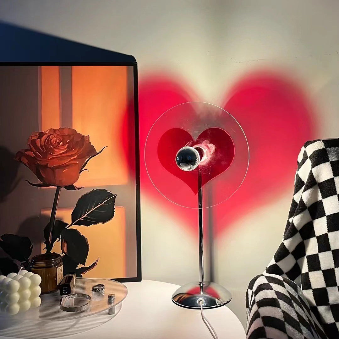 LoveGlow – Elegant Table Lamp with Rechargeable LED