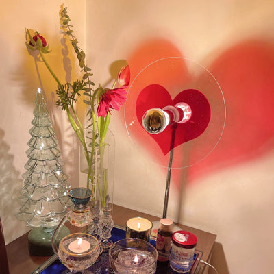 LoveGlow – Elegant Table Lamp with Rechargeable LED