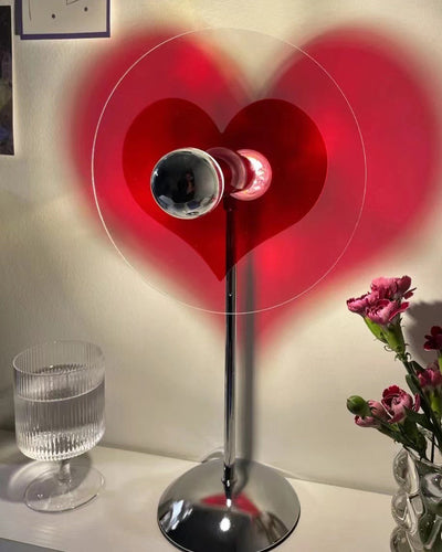 LoveGlow – Elegant Table Lamp with Rechargeable LED