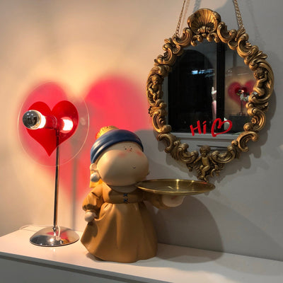 LoveGlow – Elegant Table Lamp with Rechargeable LED