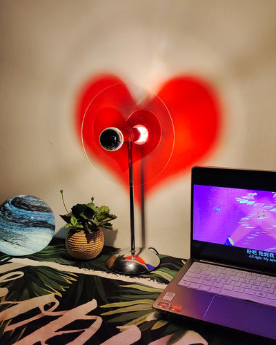 LoveGlow – Elegant Table Lamp with Rechargeable LED