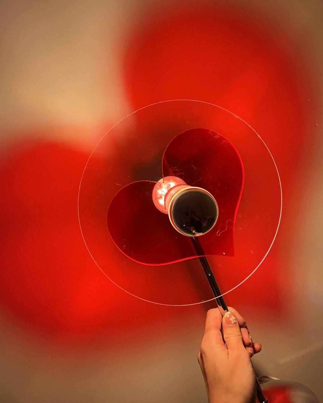 LoveGlow – Elegant Table Lamp with Rechargeable LED