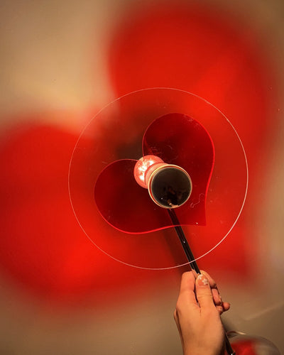 LoveGlow – Elegant Table Lamp with Rechargeable LED
