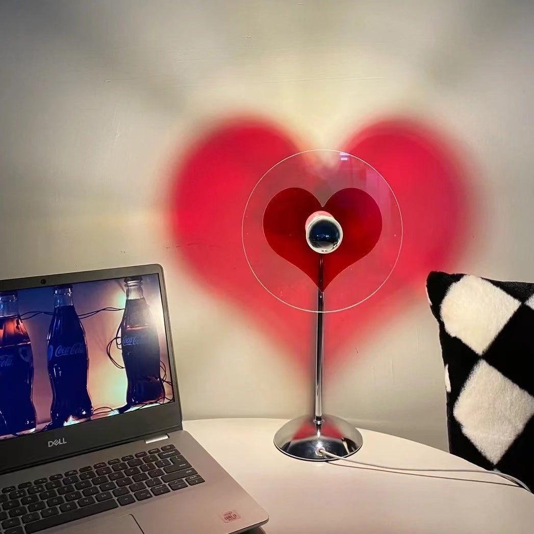 LoveGlow – Elegant Table Lamp with Rechargeable LED