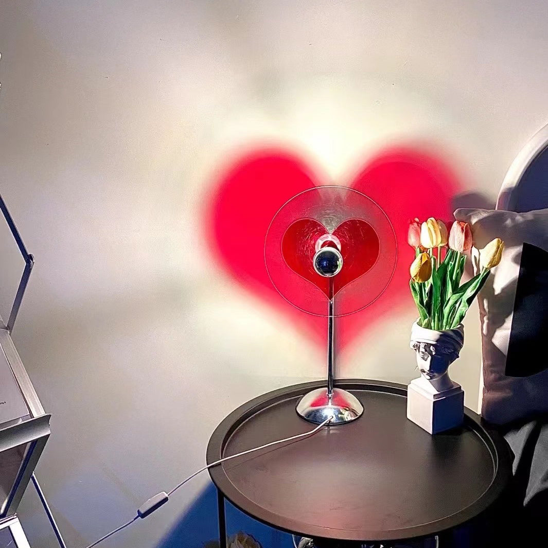 LoveGlow – Elegant Table Lamp with Rechargeable LED