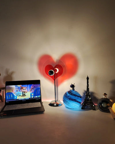 LoveGlow – Elegant Table Lamp with Rechargeable LED