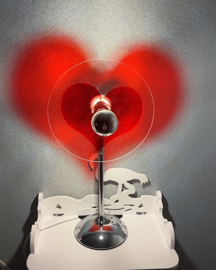 LoveGlow – Elegant Table Lamp with Rechargeable LED