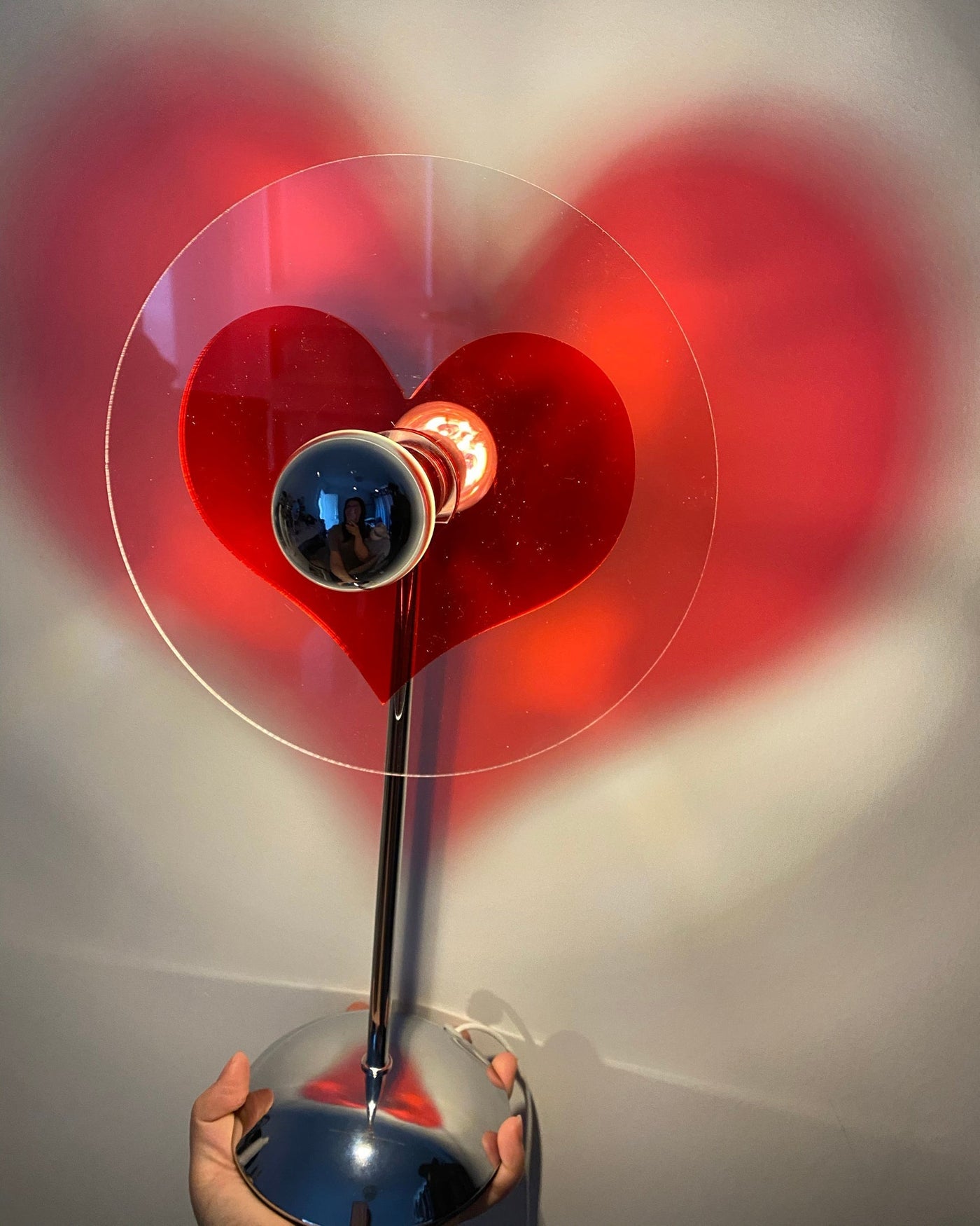 LoveGlow – Elegant Table Lamp with Rechargeable LED
