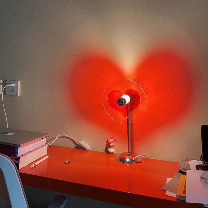 LoveGlow – Elegant Table Lamp with Rechargeable LED