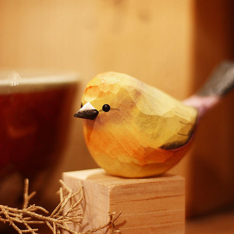 NordicFeathers - Elegant Wooden Bird Figurines