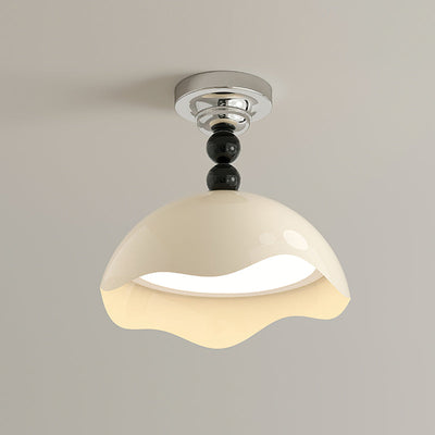 LuxeCrest - Ceiling Light with Subtle Detailing and Opulent Light