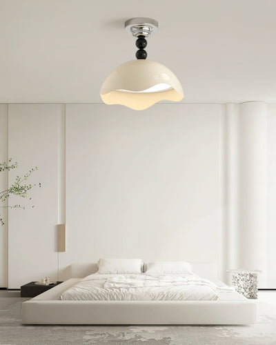 LuxeCrest - Ceiling Light with Subtle Detailing and Opulent Light