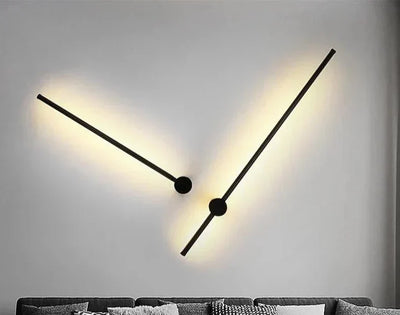 NordicRod – Minimalist Wall Lamp with Plug for Chic Interiors
