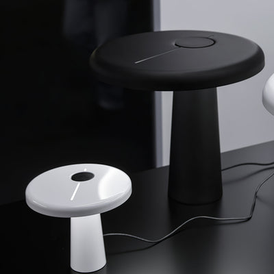 RoundLuxe - LED Table Lamp with Stylish Circular Form and Soft Glow
