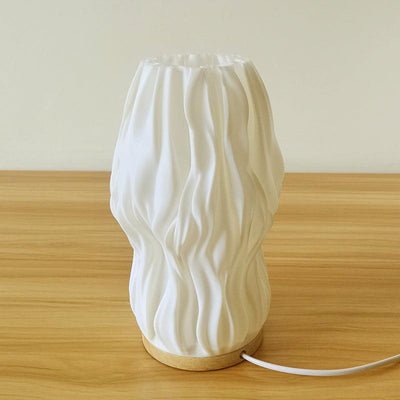 CharmAura - Sophisticated Cream Table Lamp