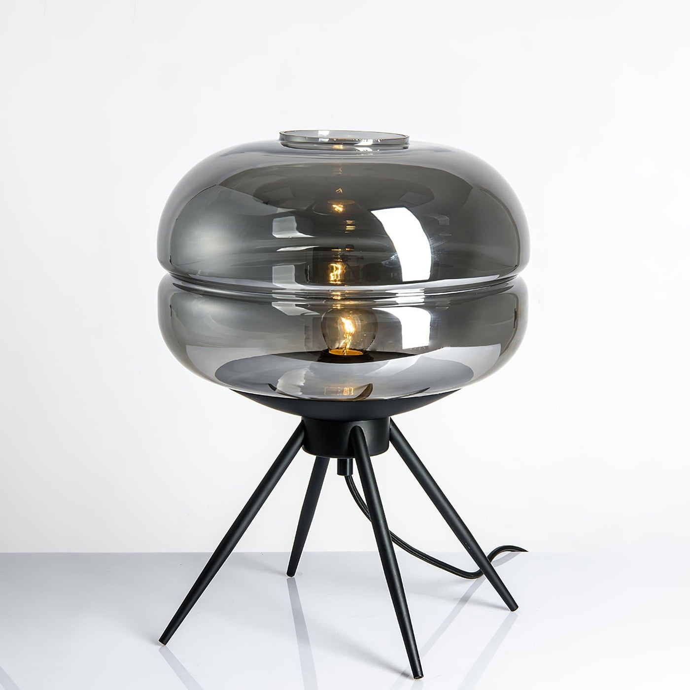 GlowJar - LED Table Lamp with Glass Housing and Warm Glow