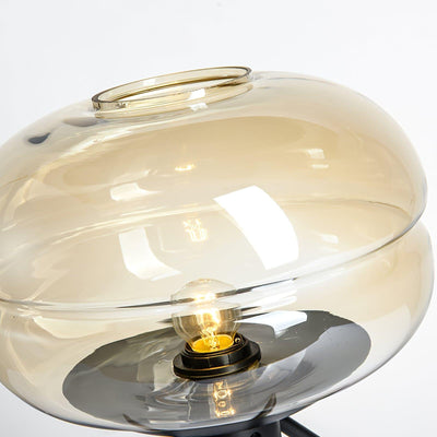 GlowJar - LED Table Lamp with Glass Housing and Warm Glow