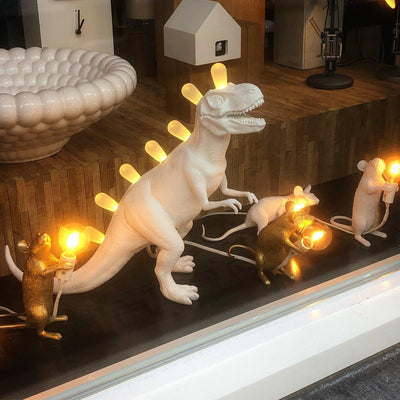 DinoLite - Creatieve Tafel Lamp met Verlichte Rug