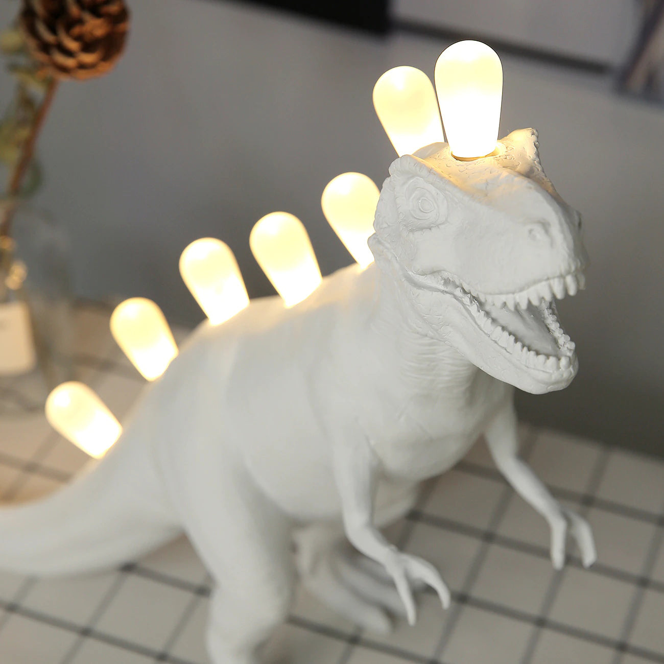 DinoLite - Creatieve Tafel Lamp met Verlichte Rug
