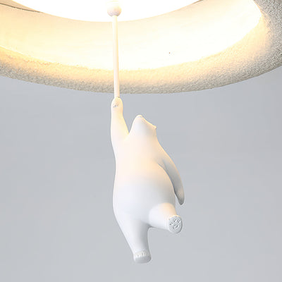 LuxePanda - Ceiling Light with Bear Design and Gentle Lighting