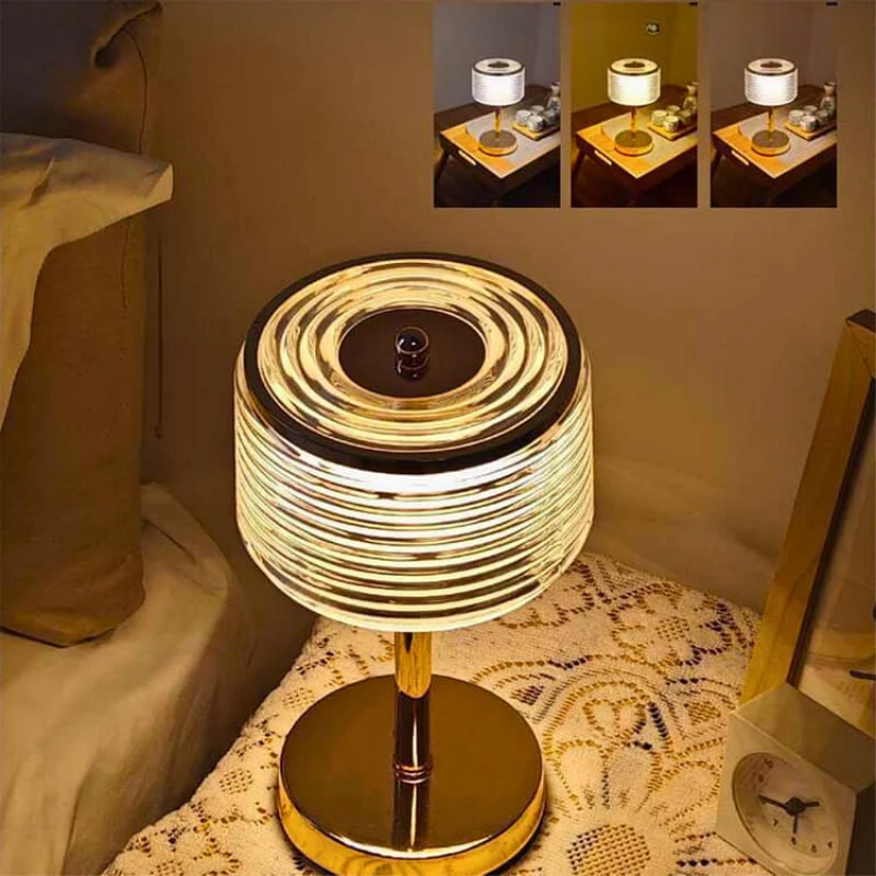 GlowCircle – Elegant LED Ring Table Lamp