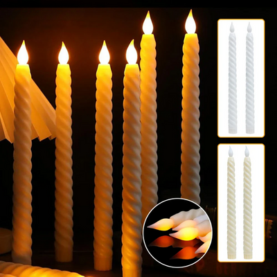 Candlestick 3D – Flame-Like LED Candles