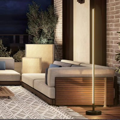 Modern Outdoor Solar Lights - Stylish Solar-Powered Garden Lamp with Wireless Charging
