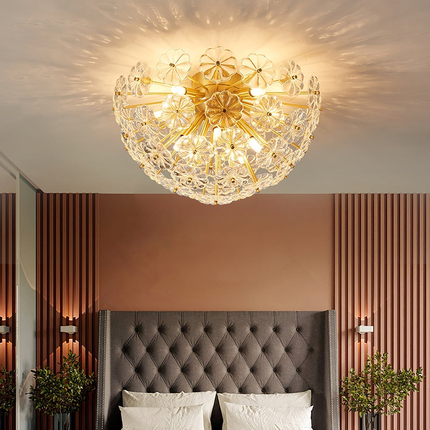 LuxeLamina - Ceiling Lamp with Exquisite Design and Brilliant Shine