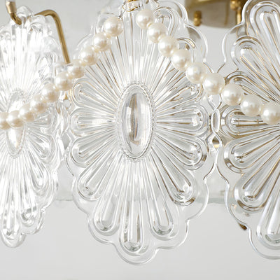 LuxeLamina - Ceiling Lamp with Clear Glass and Cozy Glow