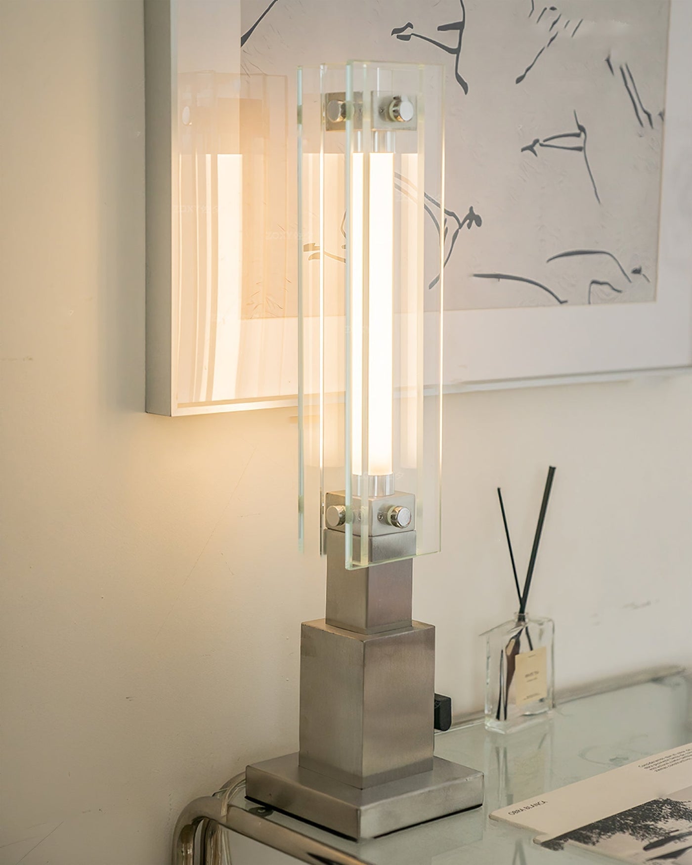 RefinedLume - Stylish Table Lamp with Subtle Glow