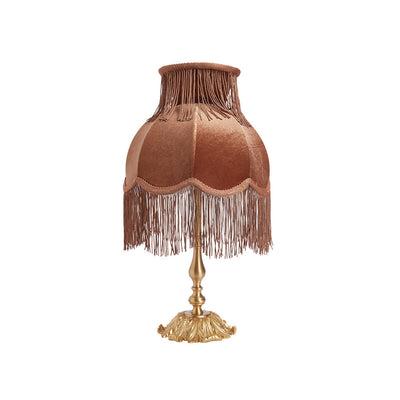 ElegantFringe – Modern Brass Lamp with Tassels