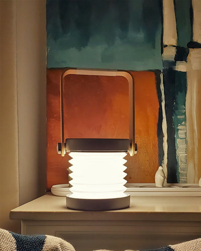 GlowLantern - Elegant Portable Table Lamp with Cozy Illumination