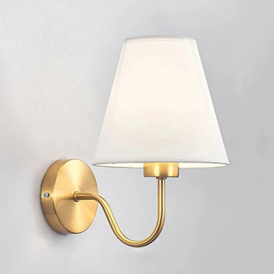 RusticRadiance – Textile Wall Lamp