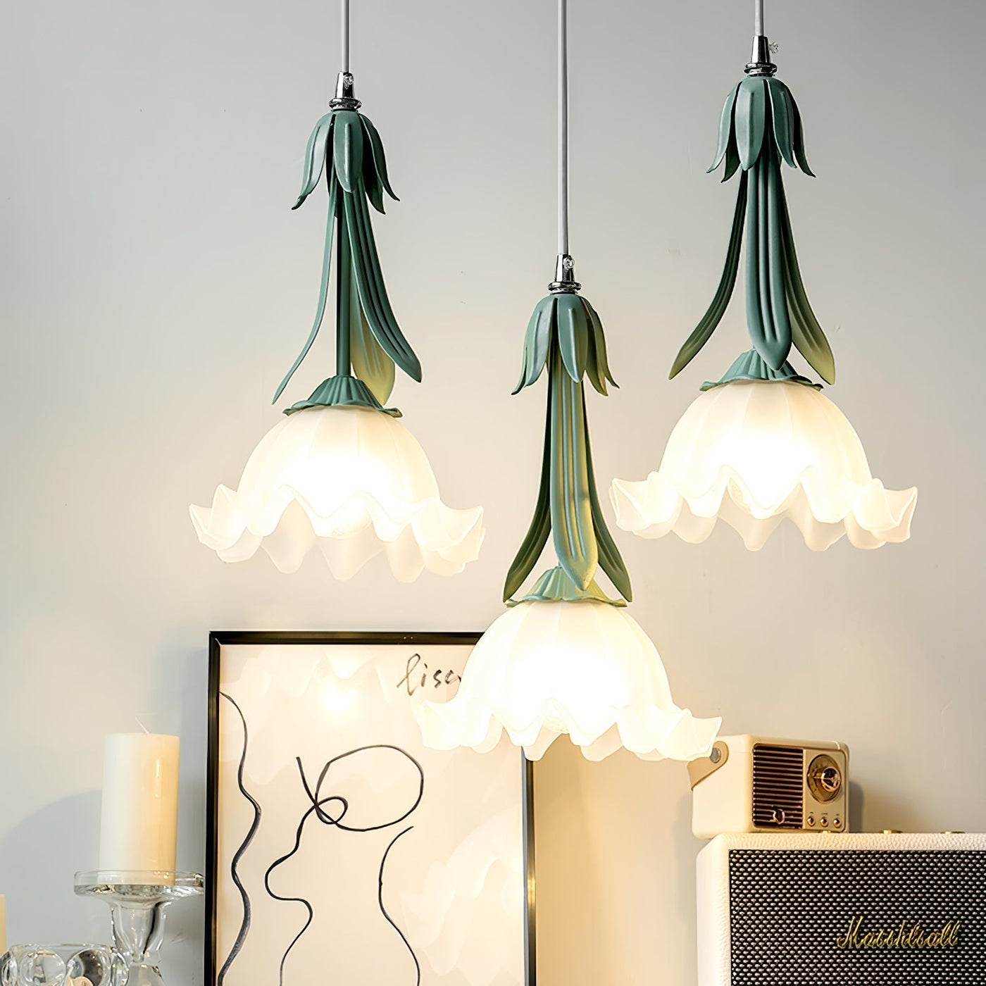 PetalGrace - Pendant Light Inspired by Blooming Flowers