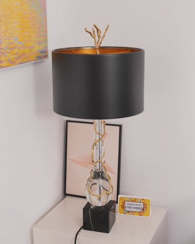 LoraLuxe - Stone Desk Lamp