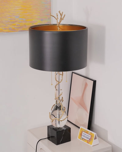 LoraLuxe - Stone Desk Lamp