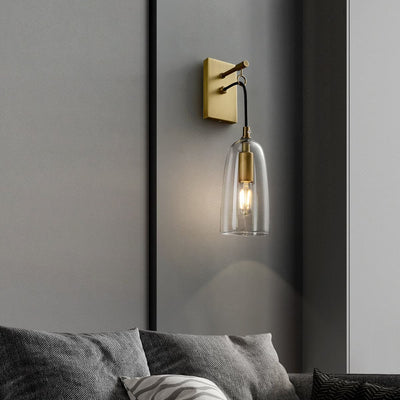 NovaGlow – Refined Gold Wall Lamp for Sophisticated Interiors
