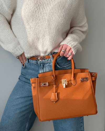 Luxury Leather Handbag – Elegant and Practical Everyday Tote for Women