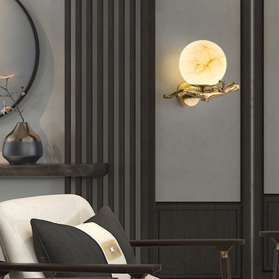 MarbleGlow - Modern Wall Lamp