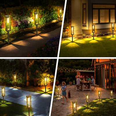 Eco-Friendly Outdoor Solar Lanterns - Stylish LED Hanging Solar Lights for Garden