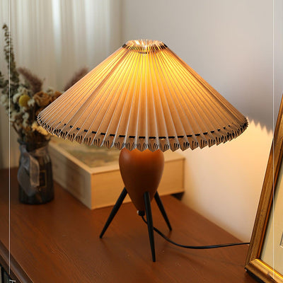 EcoBeam – Modern Tripod LED Lamp with Fabric Shade