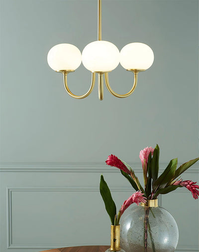 FluffyGleam – Marshmallow Chandelier Design