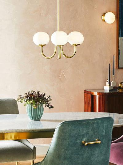 FluffyGleam – Marshmallow Chandelier Design