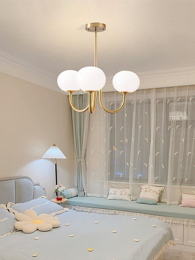 FluffyGleam – Marshmallow Chandelier Design