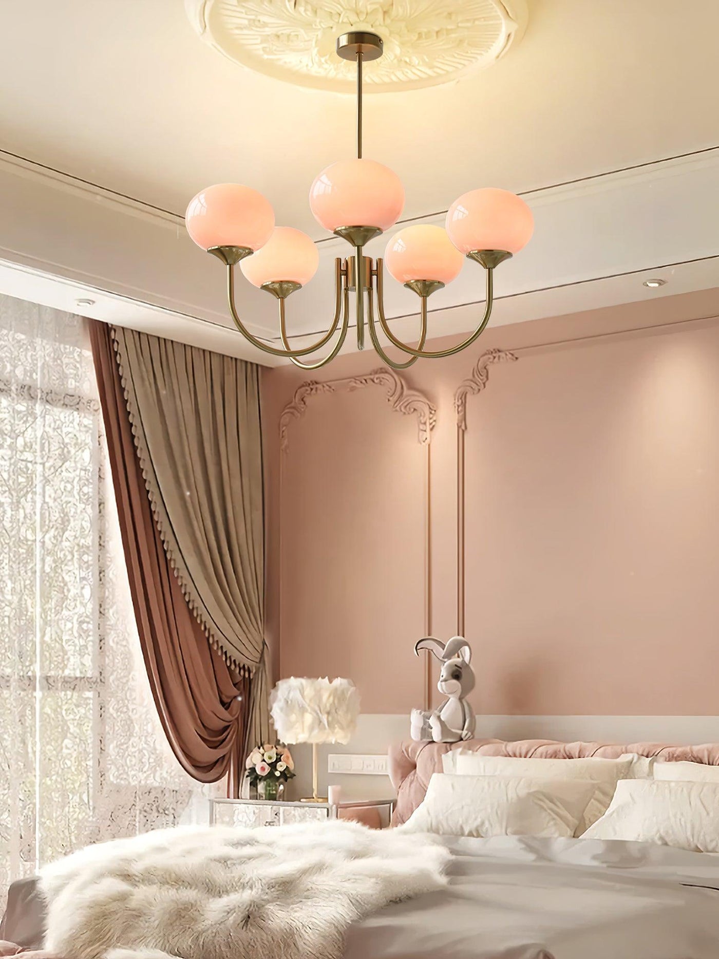 FluffyGleam – Marshmallow Chandelier Design