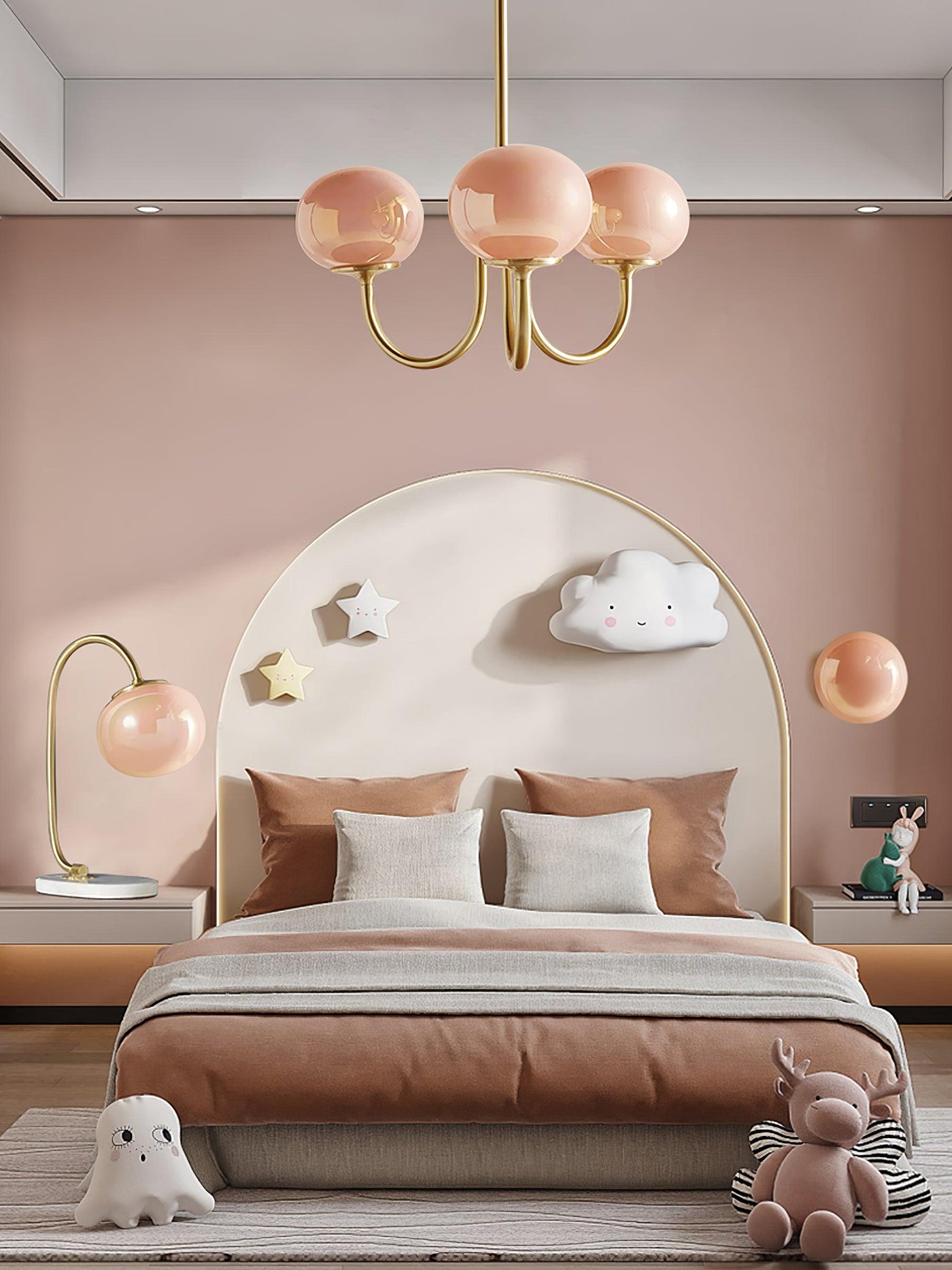 FluffyGleam – Marshmallow Chandelier Design