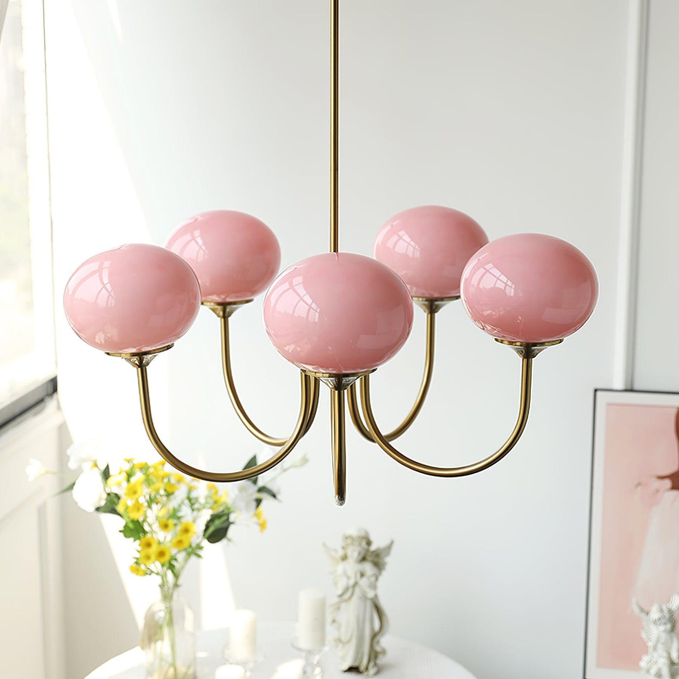 FluffyGleam – Marshmallow Chandelier Design