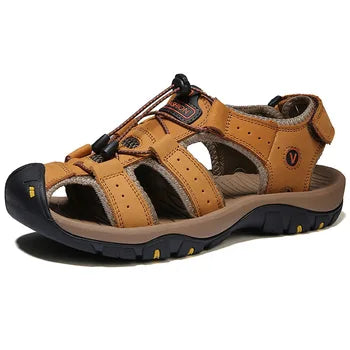 Men's Hiking Sandals with Adjustable Straps and Enhanced Traction for Outdoor Comfort